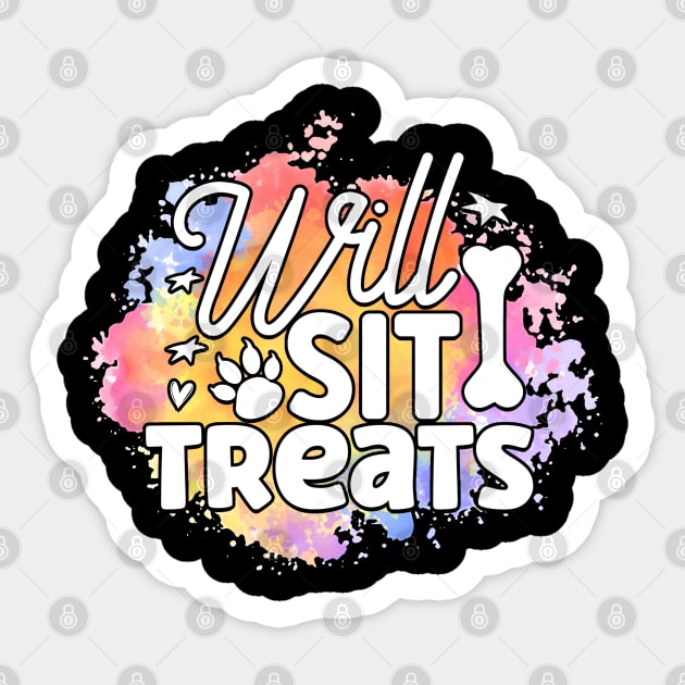 Pawsitively Hilarious: A Shirt for Dog Lovers Sticker by Steve